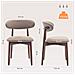 Set Di 6 Sedie Da Sala Da Pranzo, Resistenti Ed Eleganti, In Stile Scandinavo Minimalista, Ideali Per Sala Da Pranzo E Cucina, Cammello - Foto miniatura 2