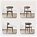 Set Di 6 Sedie Da Sala Da Pranzo, Resistenti Ed Eleganti, In Stile Scandinavo Minimalista, Ideali Per Sala Da Pranzo E Cucina, Cammello - Foto miniatura 5