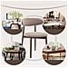 Set Di 6 Sedie Da Sala Da Pranzo, Resistenti Ed Eleganti, In Stile Scandinavo Minimalista, Ideali Per Sala Da Pranzo E Cucina, Cammello - Foto miniatura 6