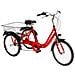 Bici A Tre Ruote Misura 20 Bicicletta Unisex Tr20 Con Cambio 6v Telaio In Alluminio Completa Di Accessori E Luci A Led - 42 Argento - Foto miniatura 2