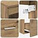 Set di mobili per il bagno 2 pcs Rovere Artigianale - Foto miniatura 8