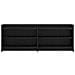 Mobile TV 135 x 33 x 47 cm Rovere Nero Legno ingegnerizzato - Foto miniatura 3