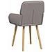 Sedie da pranzo 6 pcs Tessuto Tortora 56,5 x 50 x 87,5 cm - Foto miniatura 5