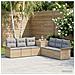 Set di divani 7 pz Beige e Grigio Chiaro - Foto miniatura 9