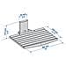 SLIMSTYLE AV SHELF Ripiano / Mensola Portata Max 12Kg colore Nero - Foto miniatura 2