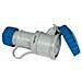 Presa Ind. "2p+t" 16a Blu Ip67 - Foto miniatura 2