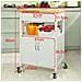 Carrello Di Servizio, mobiletto Con Ante, portastampante Con Ruote, Fkw22-wn, it - Foto miniatura 2