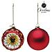 Palle Di Natale 1662 8 Cm (2 Uds) Geam Rosso S1107265 - Foto miniatura 1