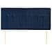 Testiera Rivestita Napoles 140x100 Blu Scuro - Foto miniatura 1