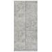 Armadio Grigio Cemento 80x52x180 cm in Legno Multistrato - Foto miniatura 6