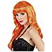 Parrucca Lunga Arancione Da Donna - Foto miniatura 1