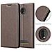 Custodia Compatibile Con Motorola Moto Z4 In Bruno Caffè - Coperchio Protettiva Con Chiusura Magnetica, Funzione Stand E Tasca Per Le Carte - Foto miniatura 7