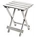 Sgabello / Tavolino Campeggio Pieghevole Alluminio Grigio 60 Kg - Foto miniatura 1