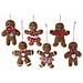 Omini Pan Di Zenzero In Stoffa Imbottita Da Appendere Set Da 18 Decorazioni Natalizie - Foto miniatura 1