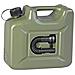No Tanica Carburante Professionale (un) Dal 10 Litri Colore Verdeoliva, Omologazione Un, Hdpe, Accessori Neri, 10 L - Foto miniatura 1