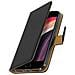 Custodia Iphone 7 / 8 / Se 2020 In Pelle Guscio Silicone Funzione Supporto Nera - Foto miniatura 3