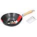 Padella Wok Cucina Induzione / Standard 25cm Con Manico In Legno - Foto miniatura 1