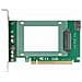 Speicher-controller - 2.5"" (6,4 Cm) - U. 2 Nvme / Sata 6gb / s - 600mbps - Pcie 4,0 X16 (90051)  - Foto miniatura 2