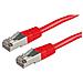 S / FTP (PiMF) Patch Cord Cat. 6, red 5 m, Rosso, 100 Ohm, 5 mm - Foto miniatura 1