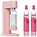 P2c-wd002f-lp - Confezione Macchina Per Acqua Frizzante Woody Pink - 2 Bombole Di Co2 Da 60 L Incluse 1 - Bottiglia Di Gasatura Da 1 L - Foto miniatura 1