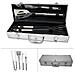 Betty Garden Valigetta 4 Accessori Per Barbecue In Acciaio Inox - Foto miniatura 1