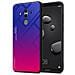 Custodia Compatibile Con Huawei Mate 10 Pro In Viola - Rosso - Coperchio Protettivo Bicolore In Vetro Temperato E Silicone Tpu - Foto miniatura 1