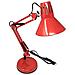 Lume Braccio Snodabile Lampada Da Tavolo Scrivania Lumetto Con Morsetto Rosso - Foto miniatura 1