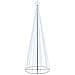 Albero di Natale a Cono Bianco Freddo 310 LED 100x300 cm - Foto miniatura 1