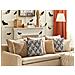 Cuscino Decorativo Fanate Velluto 45 X 45 Cm Astratto Grigio - Foto miniatura 1