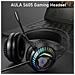 S605 Cuffie Da Gaming Noise-off Driver Da 50mm Cavo Da 2m 2x 3,5mm Audio /microfono + Usb Led Rgb Nero - Foto miniatura 4