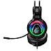 S605 Cuffie Da Gaming Noise-off Driver Da 50mm Cavo Da 2m 2x 3,5mm Audio /microfono + Usb Led Rgb Nero - Foto miniatura 5