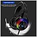 S605 Cuffie Da Gaming Noise-off Driver Da 50mm Cavo Da 2m 2x 3,5mm Audio /microfono + Usb Led Rgb Nero - Foto miniatura 7