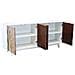 Mobile Credenza Da Interno A 4 Ante In Legno Con Decoro In Rilievo Linea Classic Spike - Foto miniatura 2
