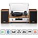 Piatti Audio MC-160WD Trasmissione Manuale Radio Integrata Ingresso Aux Bluetooth LCD Legno - Foto miniatura 3