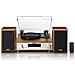 Piatti Audio MC-160WD Trasmissione Manuale Radio Integrata Ingresso Aux Bluetooth LCD Legno - Foto miniatura 1