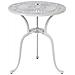 Tavolino Bistrot Dascio 61 Cm 61 Cm Metallo Bianco Sporco - Foto miniatura 2