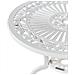 Tavolino Bistrot Dascio 61 Cm 61 Cm Metallo Bianco Sporco - Foto miniatura 4