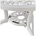 Tavolino Bistrot Dascio 61 Cm 61 Cm Metallo Bianco Sporco - Foto miniatura 5