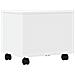 Supporto Per Stampante Con Ruote Bianco 41x32x34,5 Cm - Foto miniatura 6