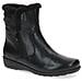 Black Nappa Casual Closed Booties Stivaletti Pelle Scarpe Donna Nero Eu 36, 9-26408-41-022 - Foto miniatura 1