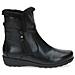 Black Nappa Casual Closed Booties Stivaletti Pelle Scarpe Donna Nero Eu 36, 9-26408-41-022 - Foto miniatura 2