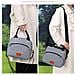 Borsa Termica Porta Pranzo Da Lavoro, Borsa Tote Porta Pranzo A Tracolla Per Donne E Uomini Grey - Foto miniatura 3
