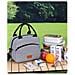 Borsa Termica Porta Pranzo Da Lavoro, Borsa Tote Porta Pranzo A Tracolla Per Donne E Uomini Grey - Foto miniatura 4
