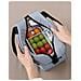 Borsa Termica Porta Pranzo Da Lavoro, Borsa Tote Porta Pranzo A Tracolla Per Donne E Uomini Grey - Foto miniatura 7