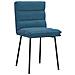 Sedie Da Pranzo 6 Pz Blu In Velluto - Foto miniatura 3