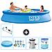 Piscina Fuori Terra - In Giro - 305x61 Cm - Blu - Include Accessori Coordinati A461 - Foto miniatura 1