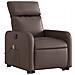 Poltrona Alzapersona Elettrica Reclinabile Marrone Similpelle - Foto miniatura 2
