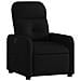 Poltrona Reclinabile In Tessuto Nero - Foto miniatura 1