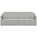 Divano Letto a Terra 2-in-1 Grigio Chiaro 213x144x60 cm Velluto - Foto miniatura 5