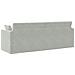 Divano Letto a Terra 2-in-1 Grigio Chiaro 213x144x60 cm Velluto - Foto miniatura 7